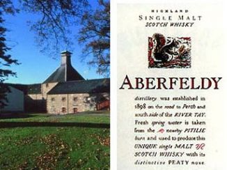 Single malt whisky - seriál - Skotsko Aberfeldy