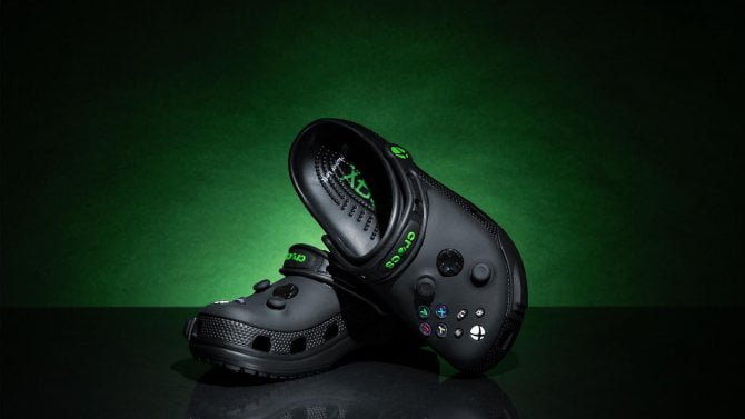 Je libo Crocsy jako gamepad? Speciální edice pantoflů má D-Pad i ikony legendárních her