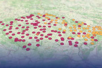 Teplotní rekordy padly na mnoha místech Česka. Podívejte se na mapu
